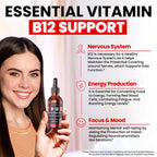 VITBOOST Vitamin B12 Liquid Drops 5000 mcg Energy Support - 60 Servings - image 4
