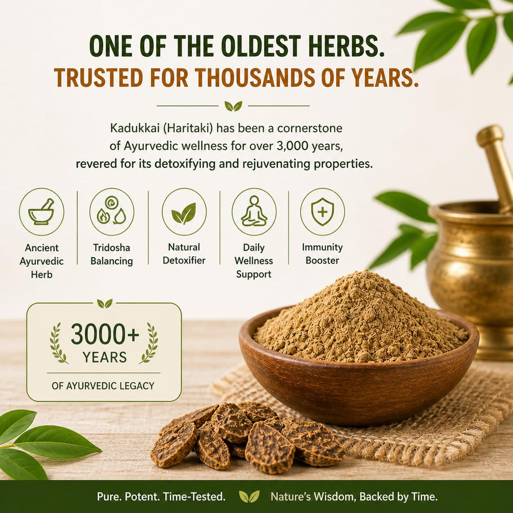 YOGIS HERBS Kadukkai Powder De-Seeded Haritaki - 16 oz - image 3