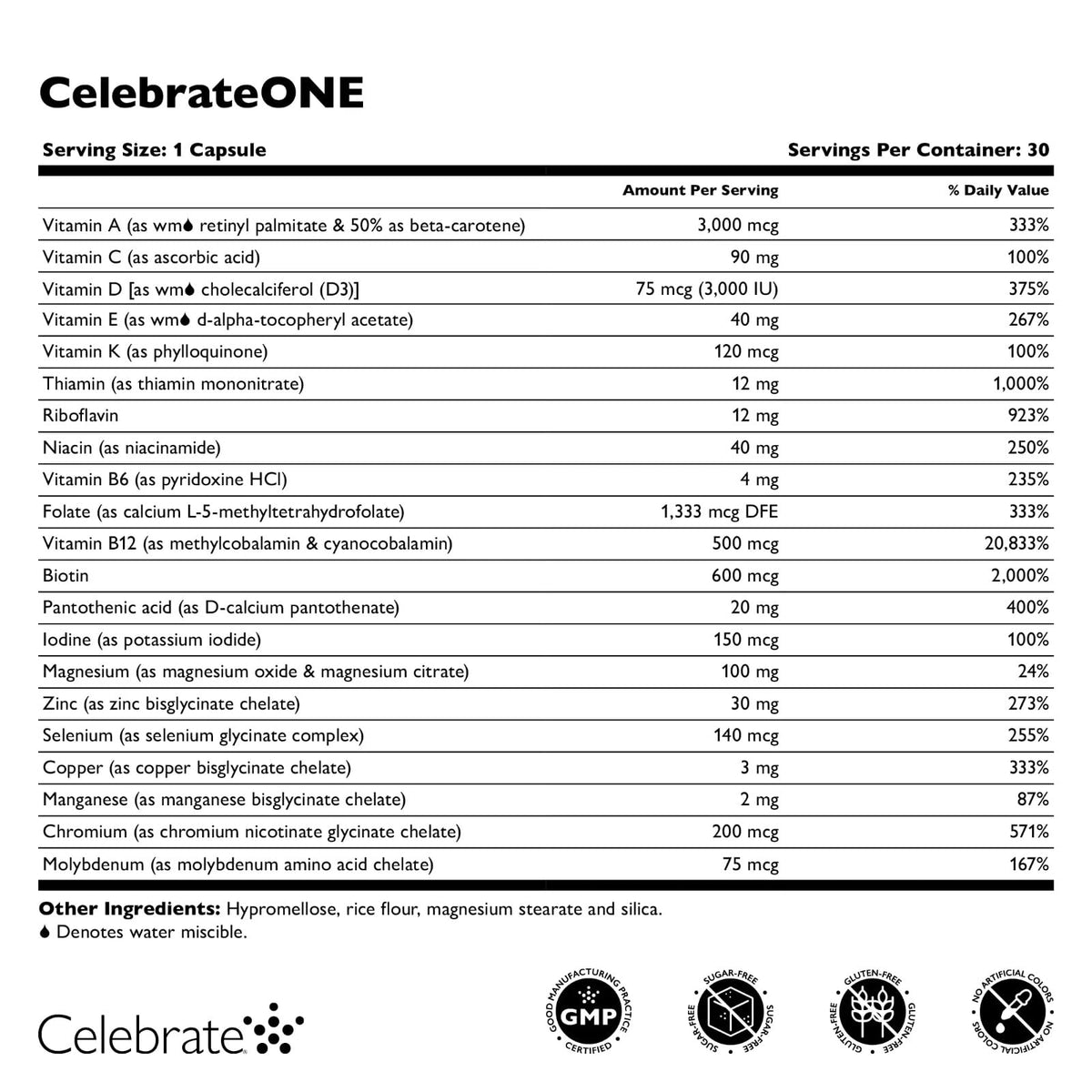 Celebrate Vitamins CelebrateONE