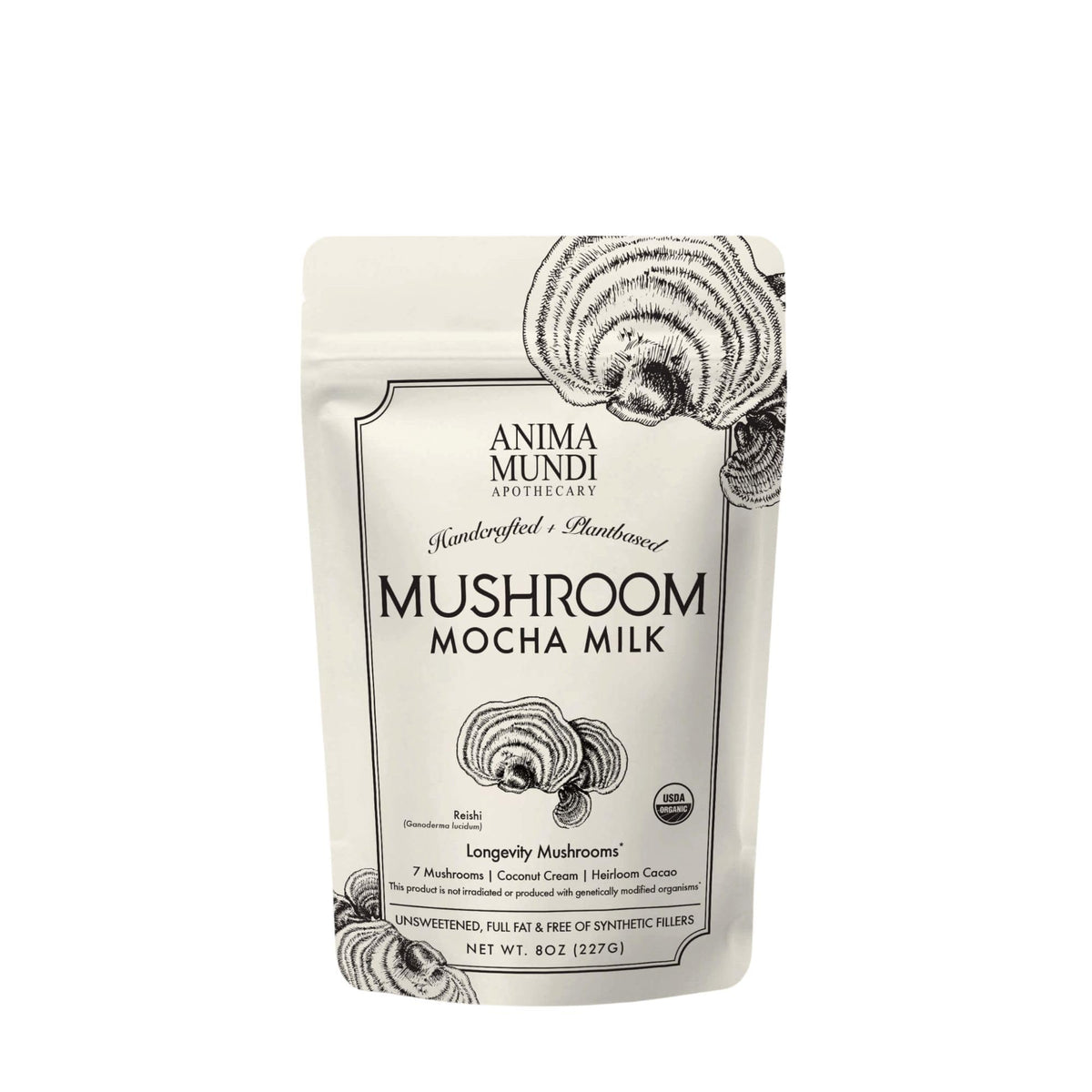 Anima Mundi Apothecary Mushroom Mocha Milk Powder - 8oz