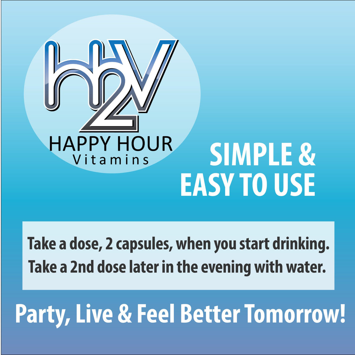 Happy Hour Vitamins Multivitamin for Better Mornings - 60 Capsules - image 5