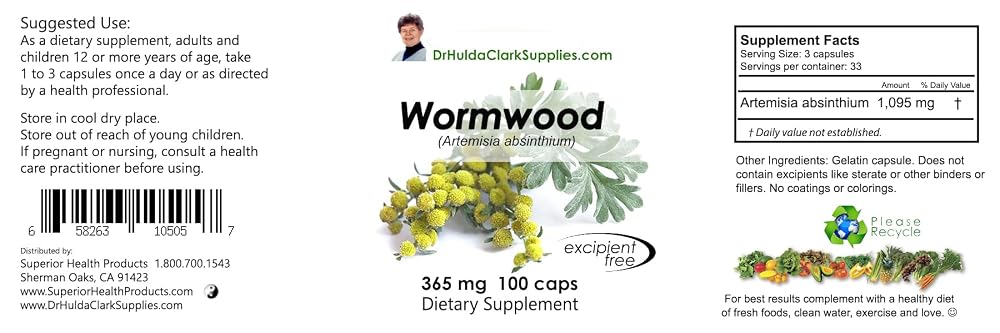 Superior Health Products Dr Clark Bundle - 250 Capsules - image 4