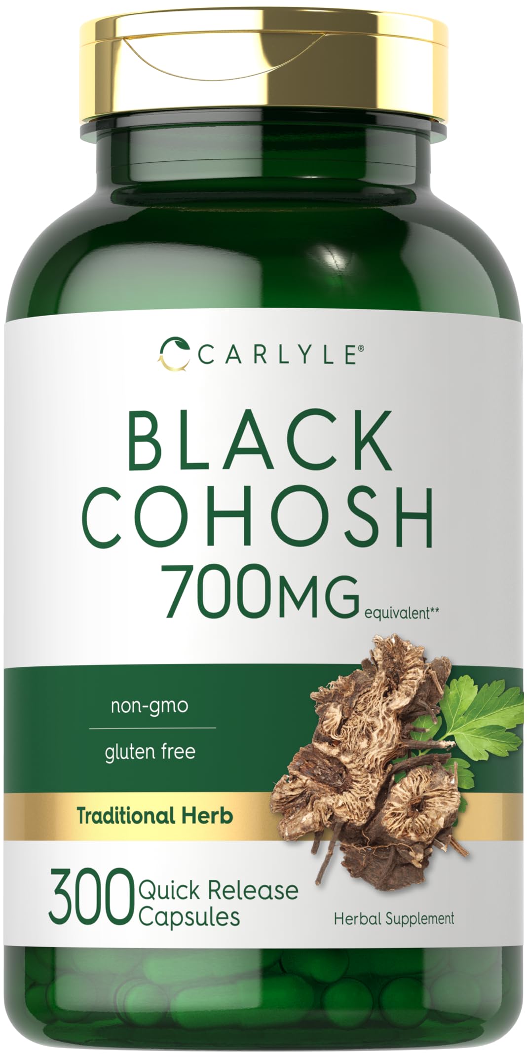 Carlyle Black Cohosh Root Extract Capsules - 300 Count