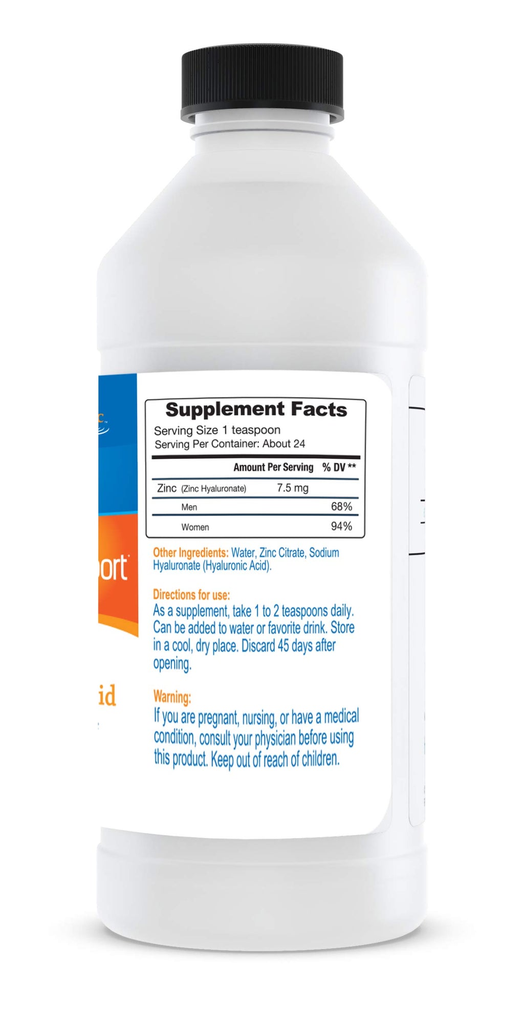 Hyalogic Liquid Zinc Supplement for Immune Support - 4 Oz - image 4