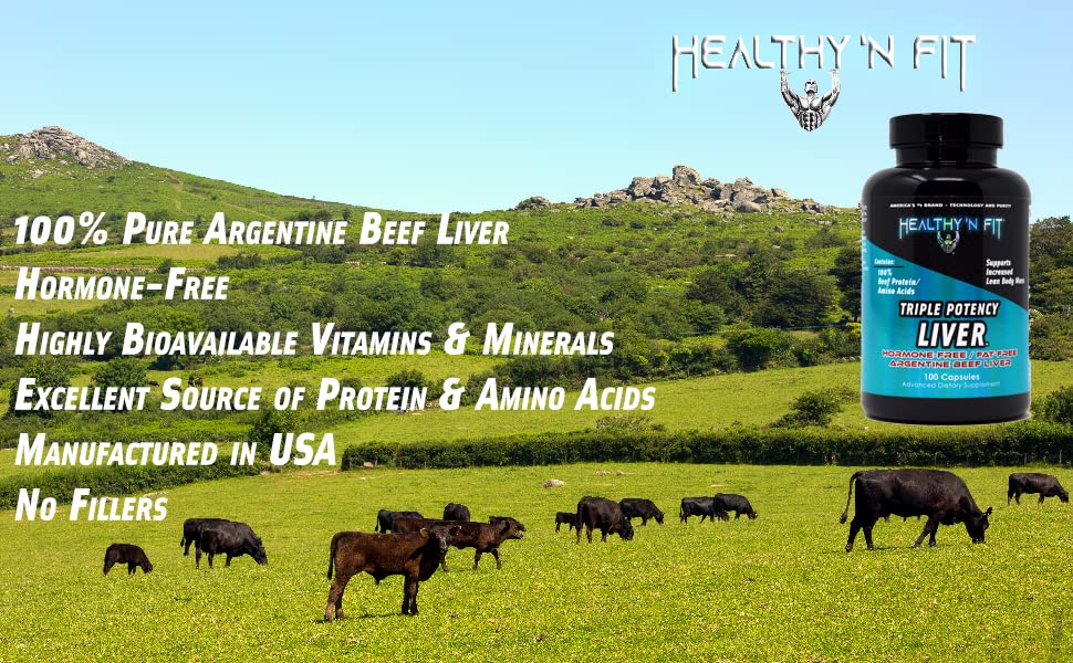 Healthy 'N Fit Triple Potency Liver - 100 Capsules - image 6