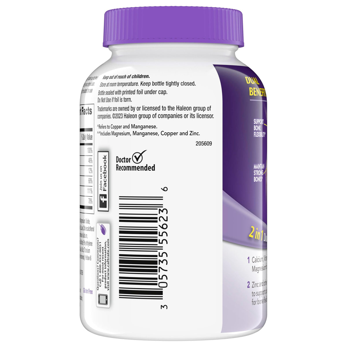 Caltrate 600 Plus D3 Plus Minerals Calcium and Vitamin D Supplement