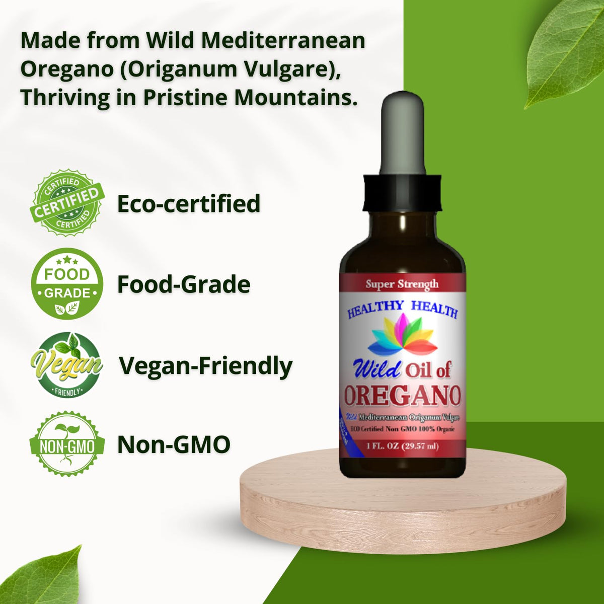 Healthy Health Oregano Oil Super Strength 86% Carvacrol - 3 Pack - image 3