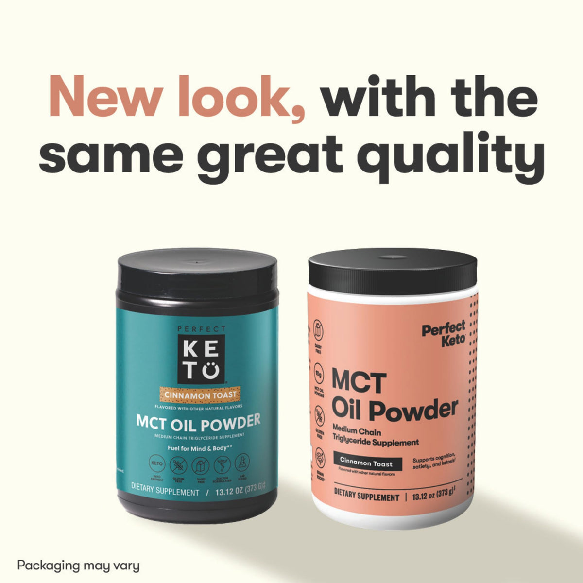 Perfect Keto MCT Oil Supplement Powder, Cinnamon Toast - 30 Servings - image 2