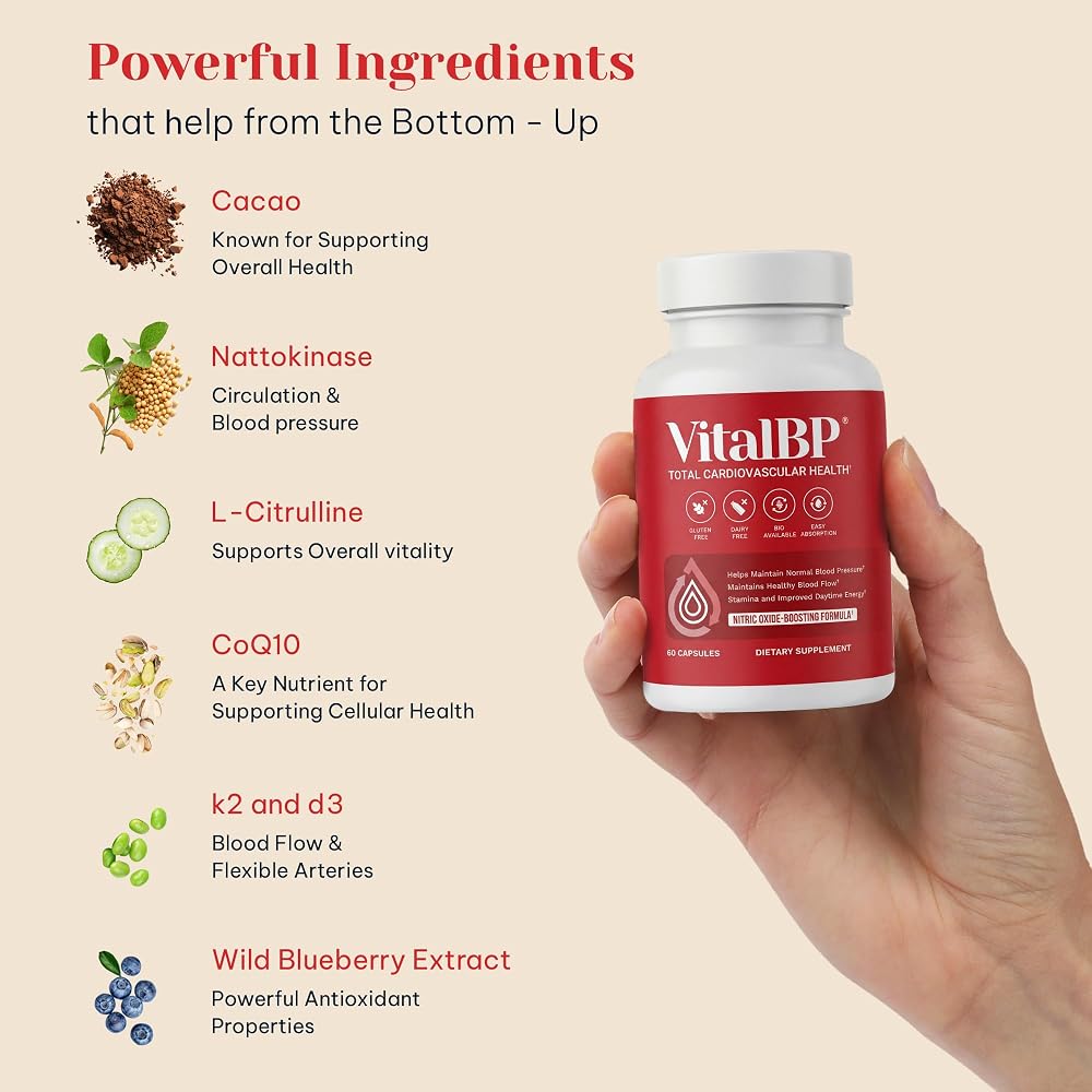 VitalBP - Supports Blood Flow & Arteries - with CoQ10