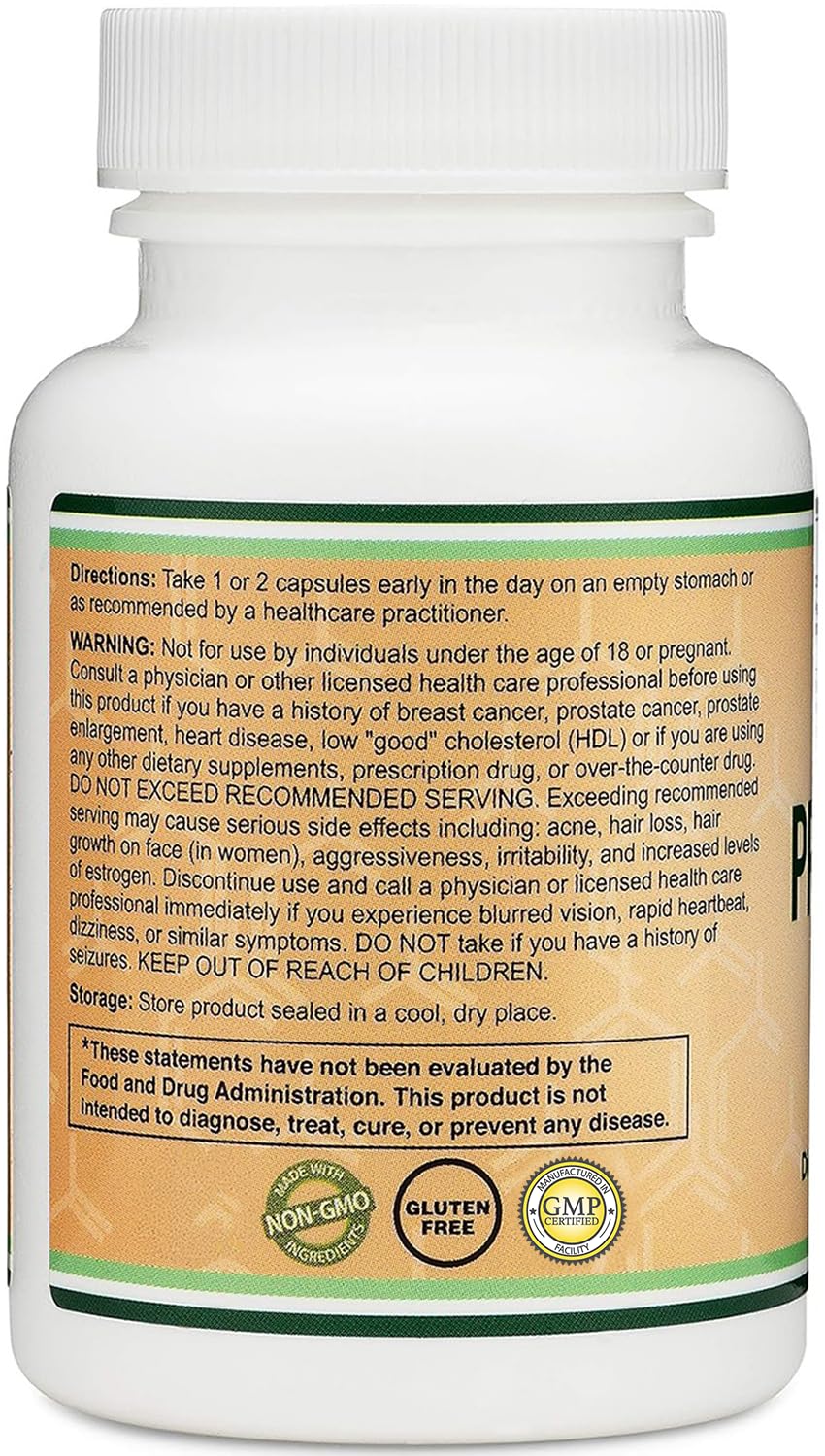 Double Wood Supplements Pregnenolone 100mg Memory & Mood - 120 Capsules - image 4
