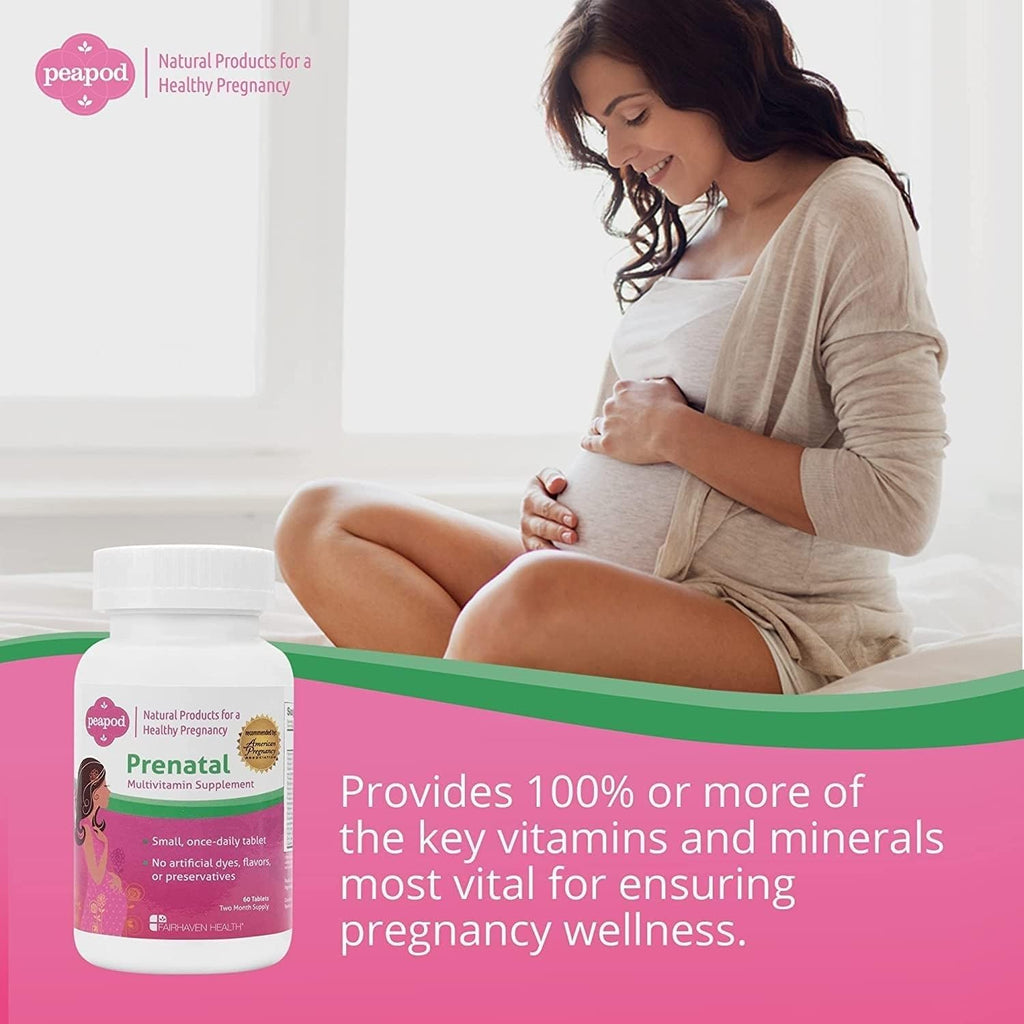 Fairhaven Health Peapod Prenatal Multivitamin - 60 Tablets - image 3
