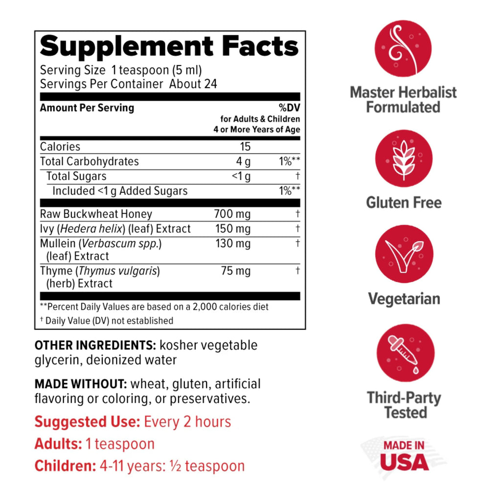 Redd Remedies Throat & Bronchial Syrup for Throat Comfort - 4 Fl Oz - image 2