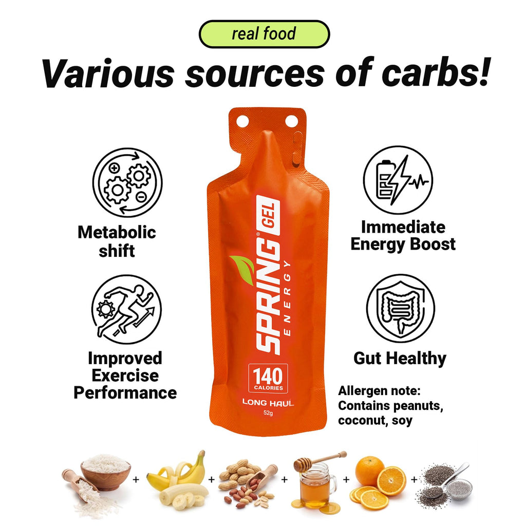 SPRING Energy Real Food Energy Gel - Wholesome