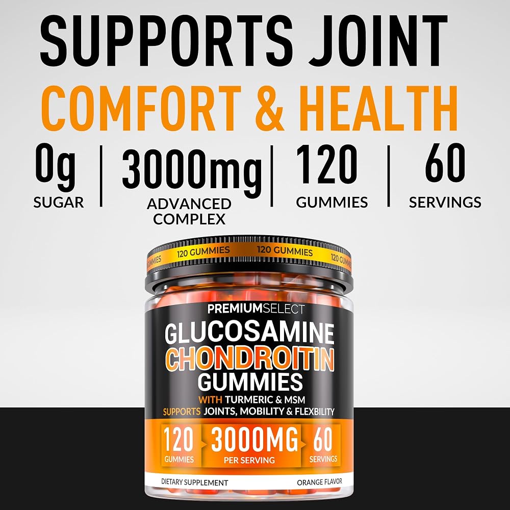 Premium Select Nutrition Glucosamine Chondroitin Gummies Joint Support - image 2