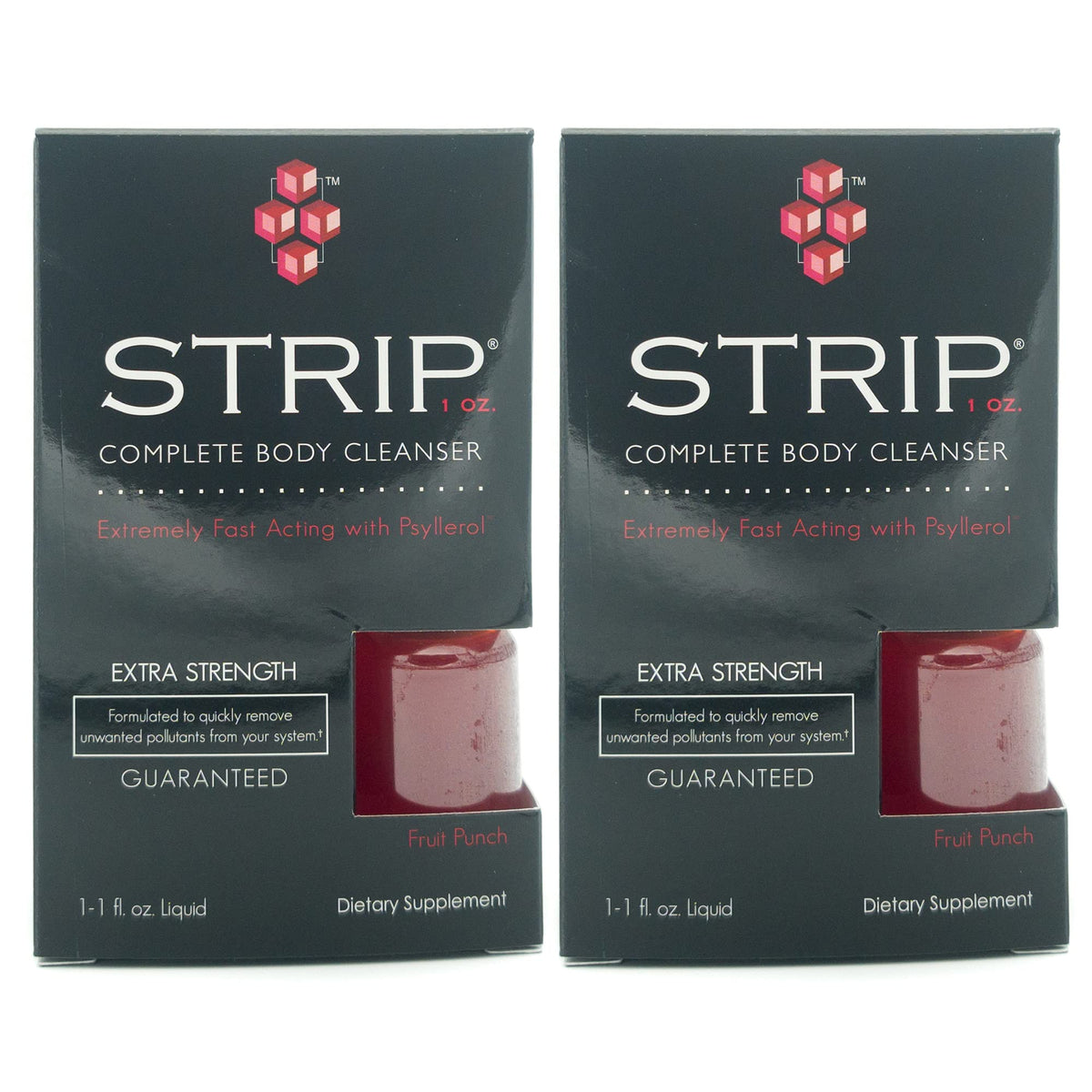 Wellgenix Strip Natural Detox Cleanser Fruit Punch - 2 Pack