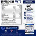 Herbal Nutrition L-Arginine Cardio Complete Nitric Oxide Support - 180 Capsules - image 6