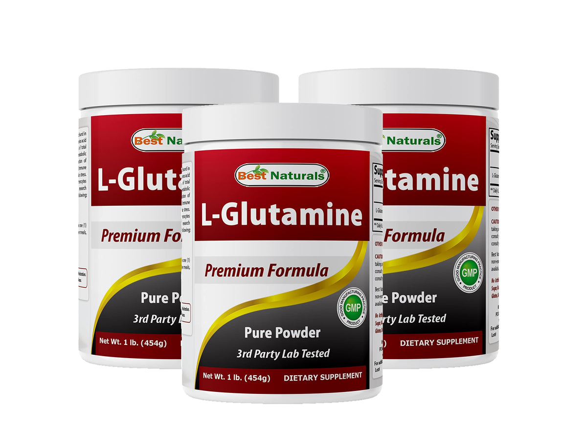 Best Naturals L-Glutamine Pure Powder - 1 lb