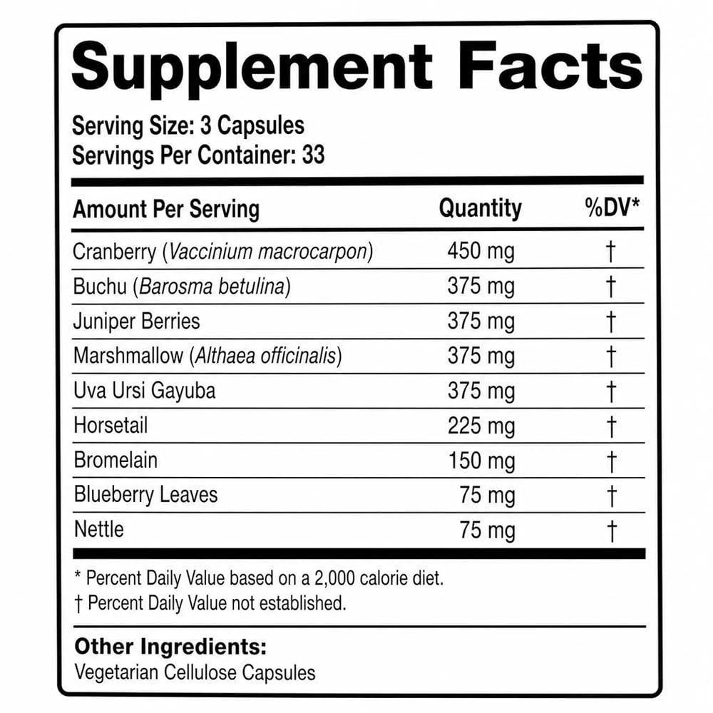 Manteniendo Tu Salud KB Support Kidney & Urinary Tract - 100 Vegetarian Capsules - image 2