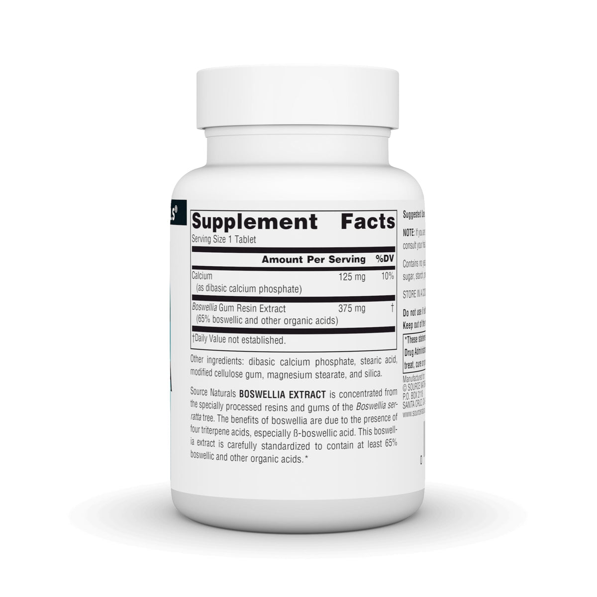 Source Naturals Boswellia Extract Supplement - 50 Tablets - image 3