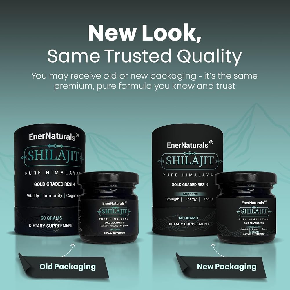 EnerNaturals Pure Himalayan Shilajit Resin for Energy & Stamina - 60g - image 8