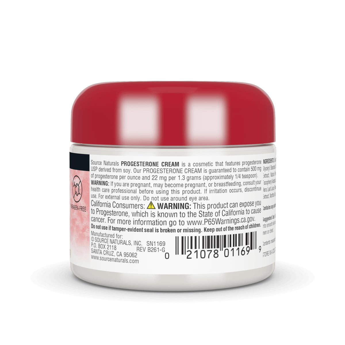 Source Naturals Progesterone Cream - 2 Ounce Jar - image 4