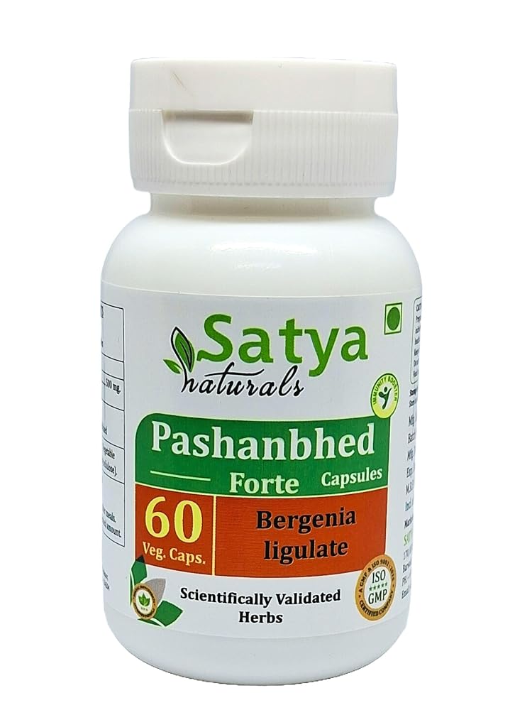 Satya Naturals Pashanbhed Forte Capsules 500 mg. 60 Veg. Capsule