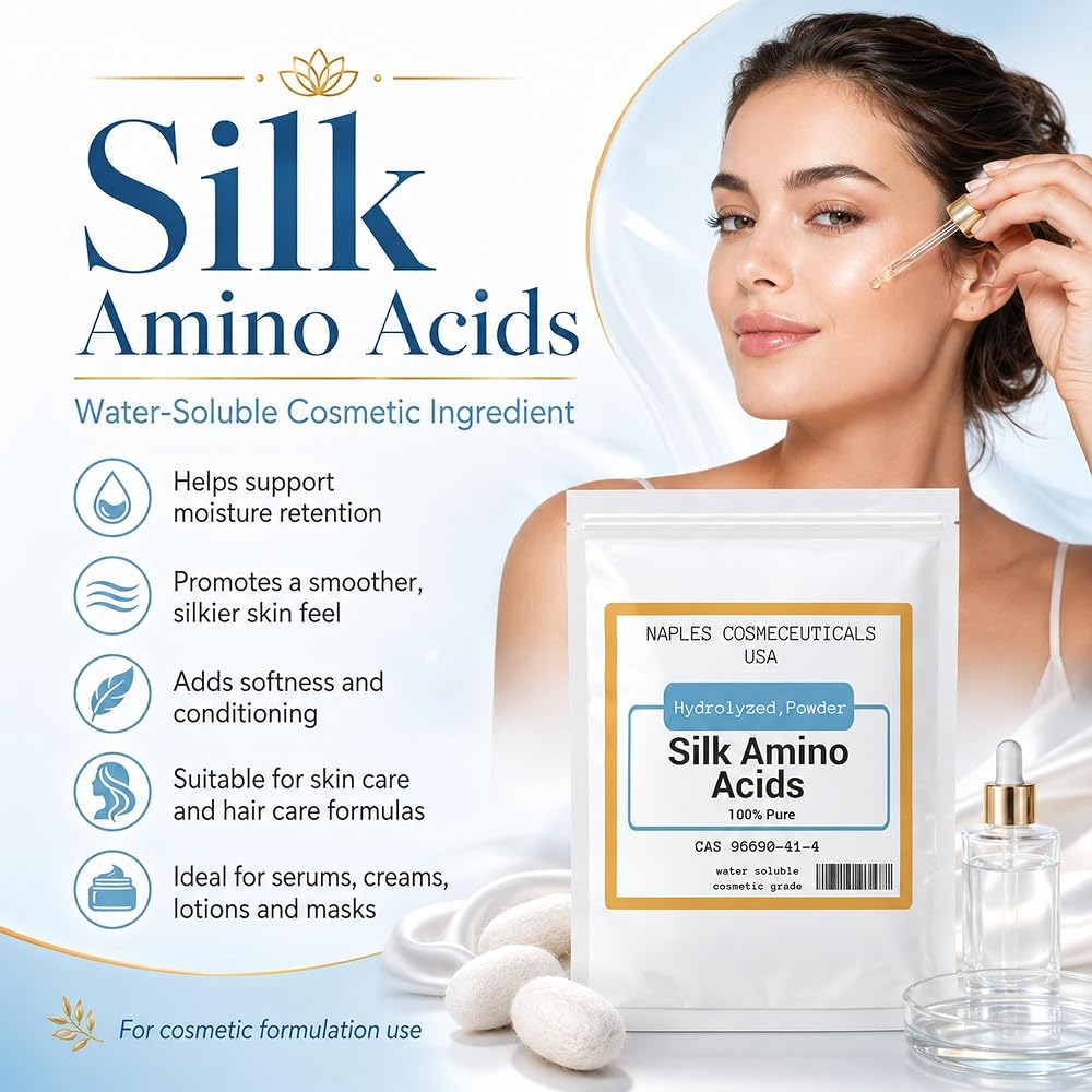 Naples Cosmeceuticals Hydrolyzed Silk Amino Acid Powder - 4 oz - image 2