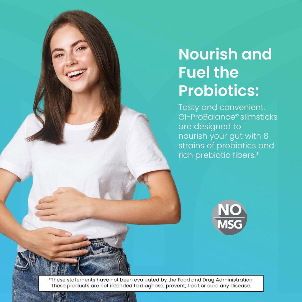 Mannatech GI-ProBalance Prebiotic Probiotic Powder - 30 Slimsticks - image 4