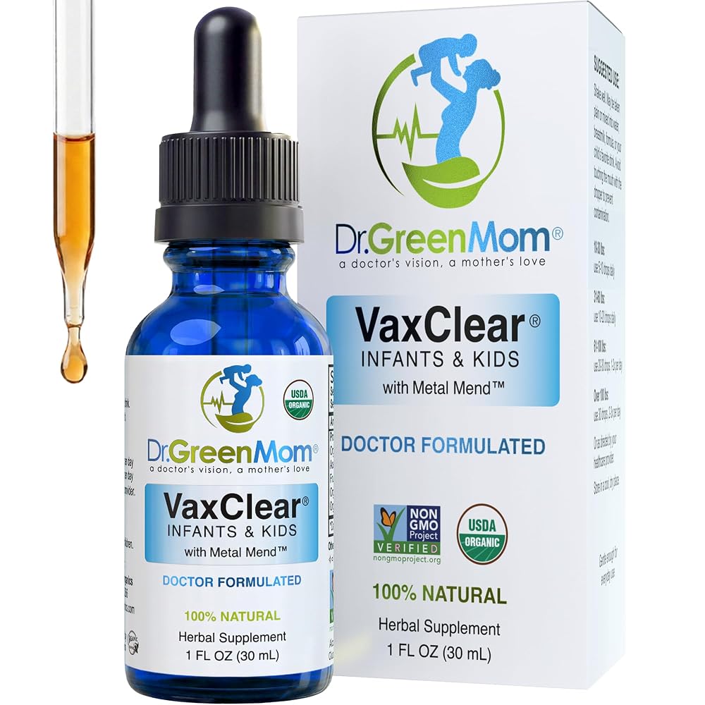 Dr. Green Mom Organic VaxClear with Metal Mend