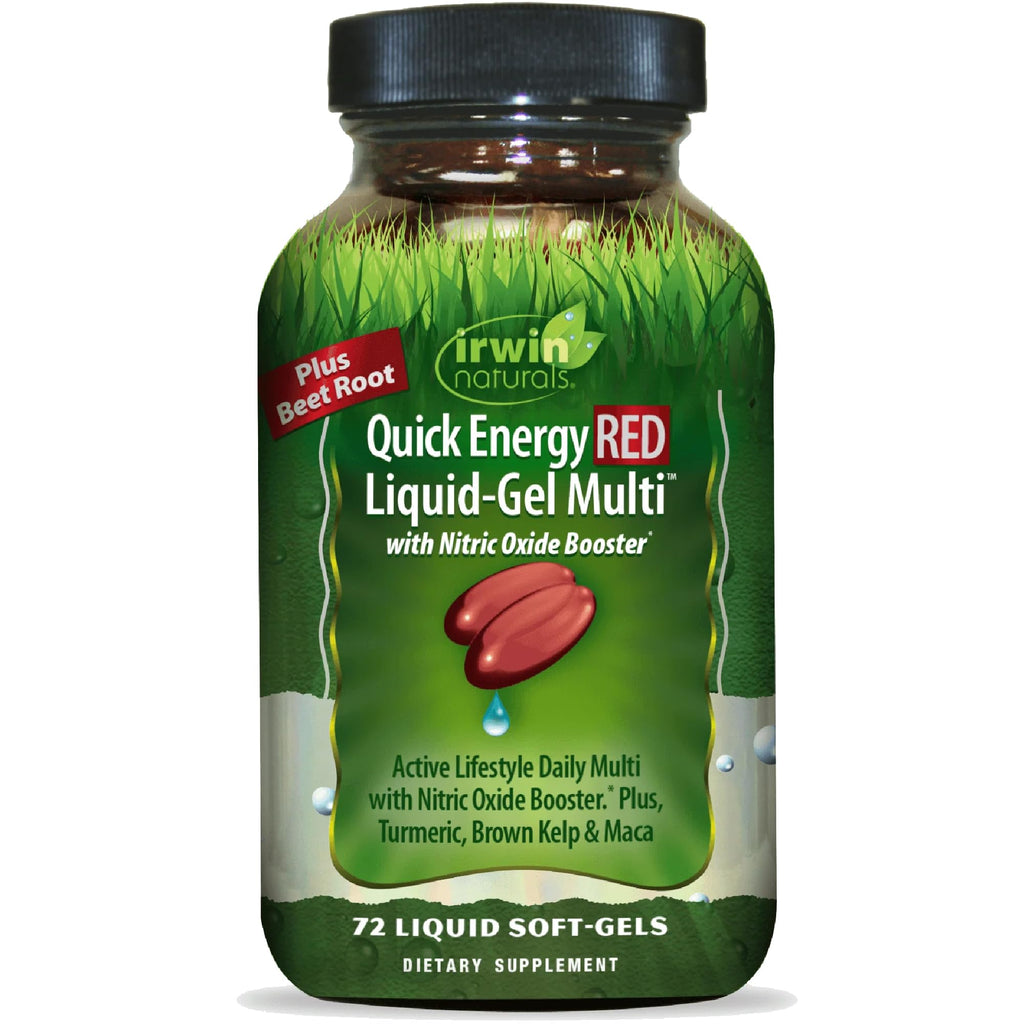 Irwin Naturals Quick Energy RED Active Lifestyle Multivitamin - 72 Softgels