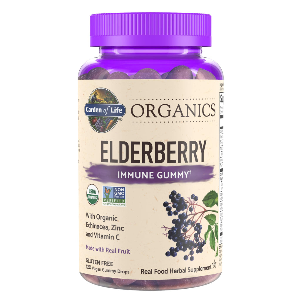 Garden of Life Organics Elderberry Immune Gummies - 120 Gummies