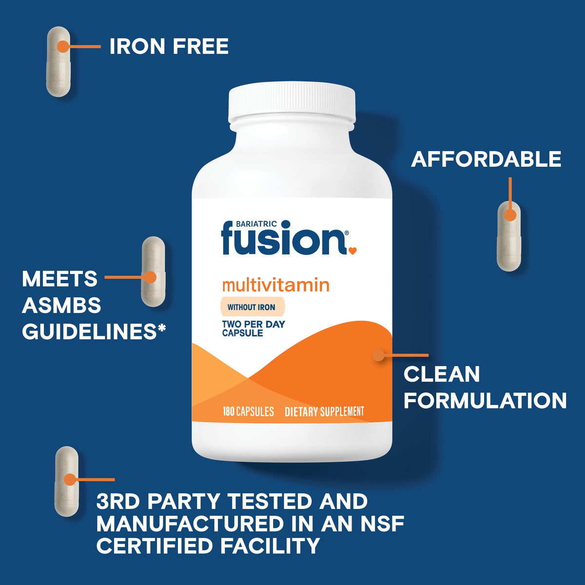 Bariatric Fusion Multivitamin Without Iron