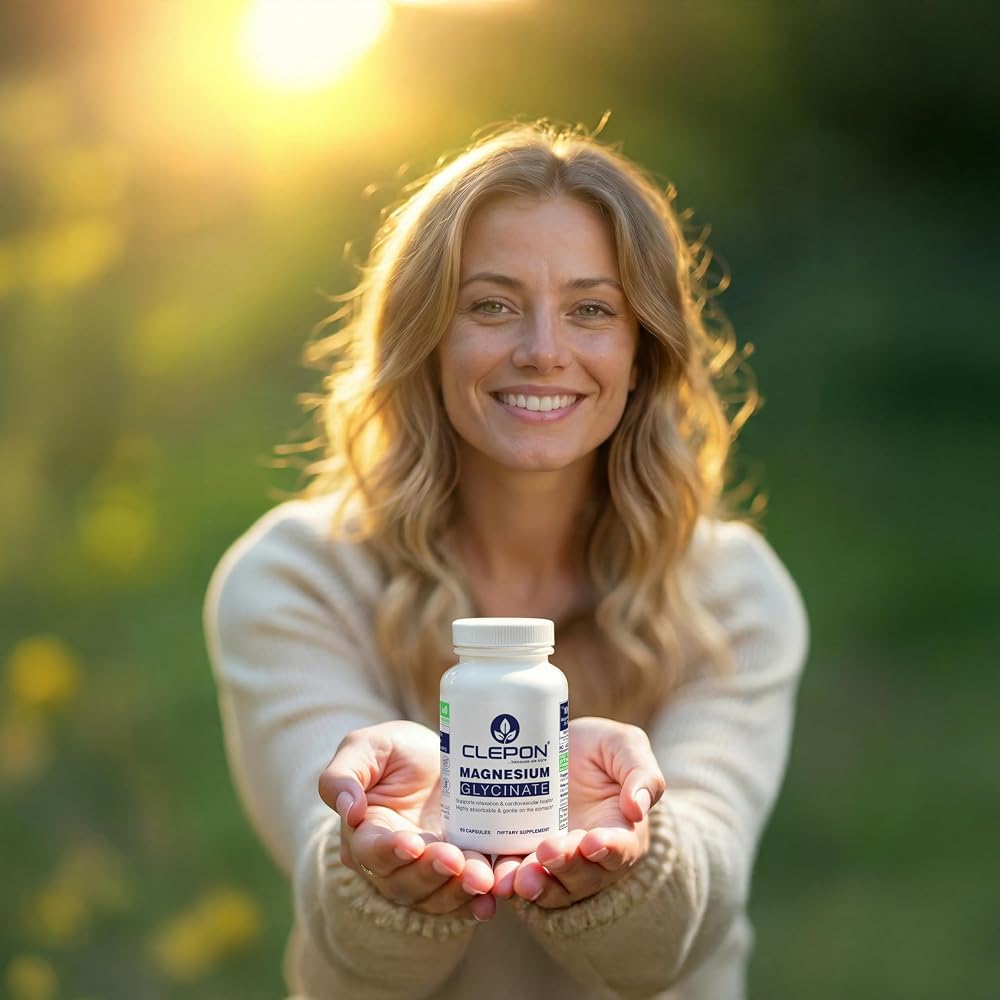 CLEPON Magnesium Glycinate 100mg for Sleep & Relaxation - 60 Capsules - image 3