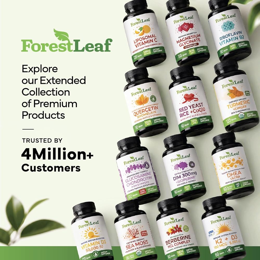 ForestLeaf Berberine Supplement - 1300mg per Serving - Ultra High