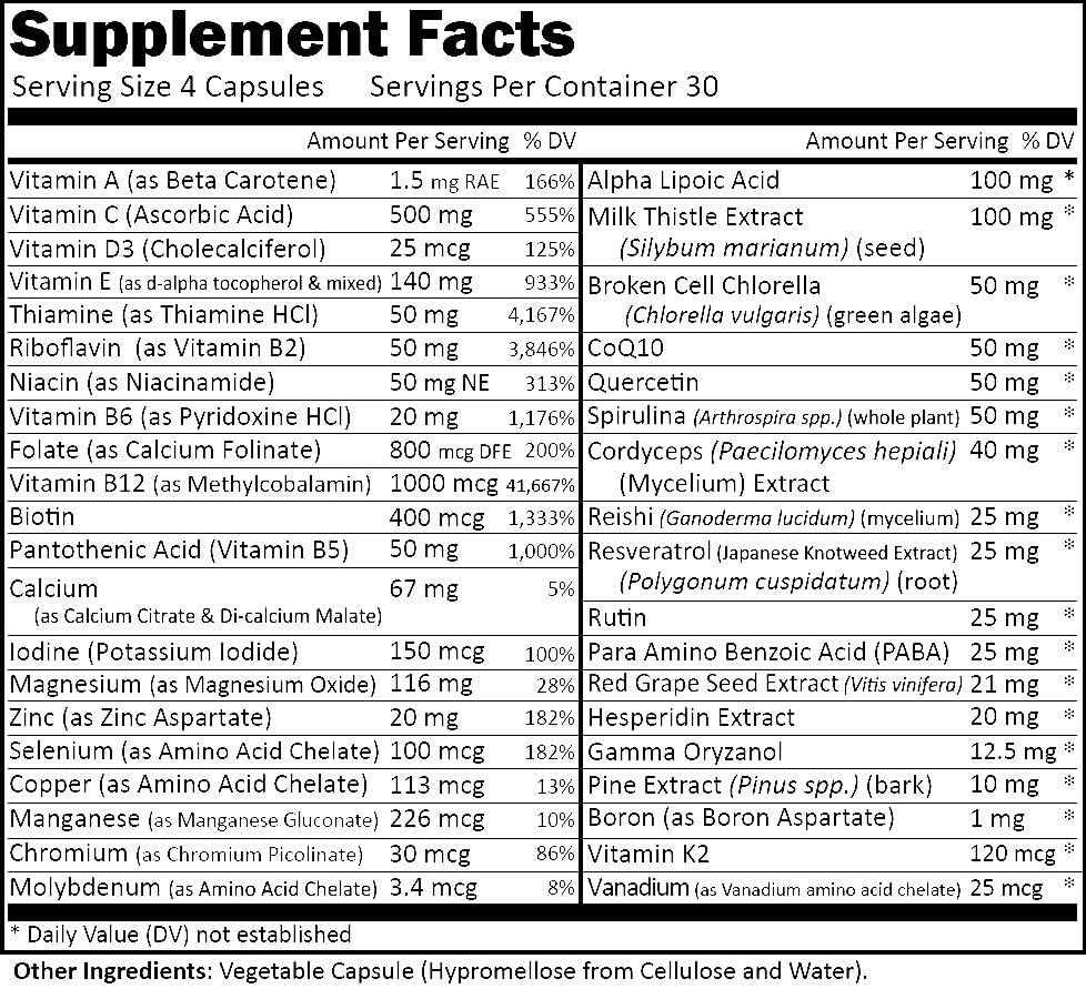 R-Garden Multi-Vitamin Plus - 120 Capsules - image 2