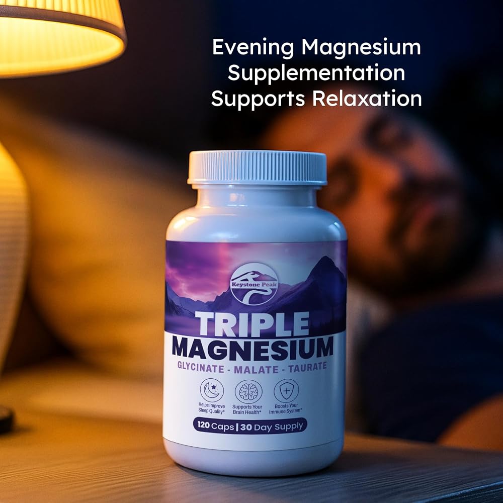 Keystone Peak Triple Magnesium Complex 300mg - 120 Capsules - image 6