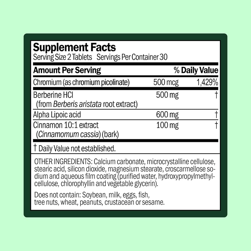 WellWithAll Glucose Metabolism & Wellness Supplement - 60 Tablets - image 3