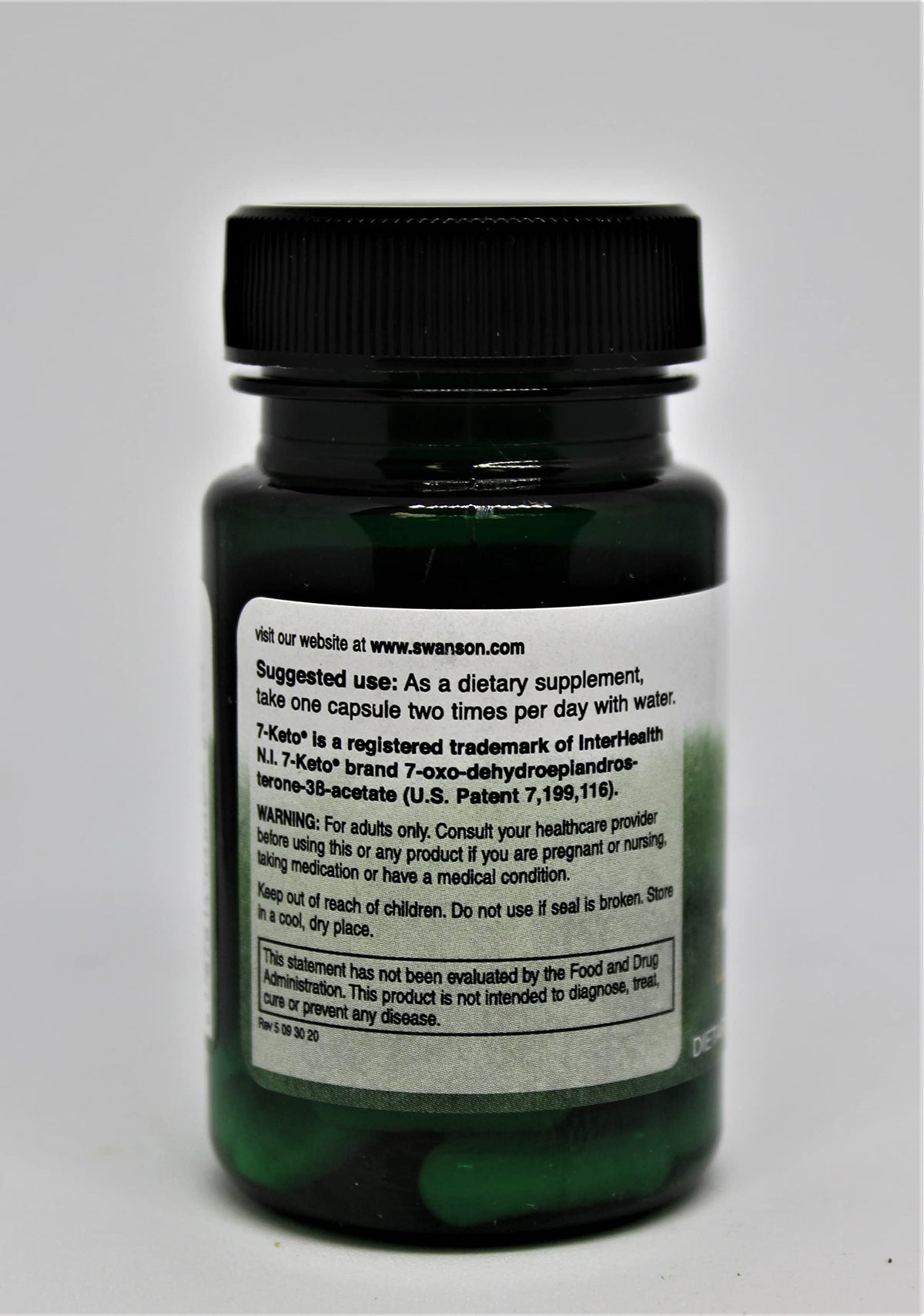Swanson Diet 7-Keto DHEA 100 mg - 30 Capsules - image 8