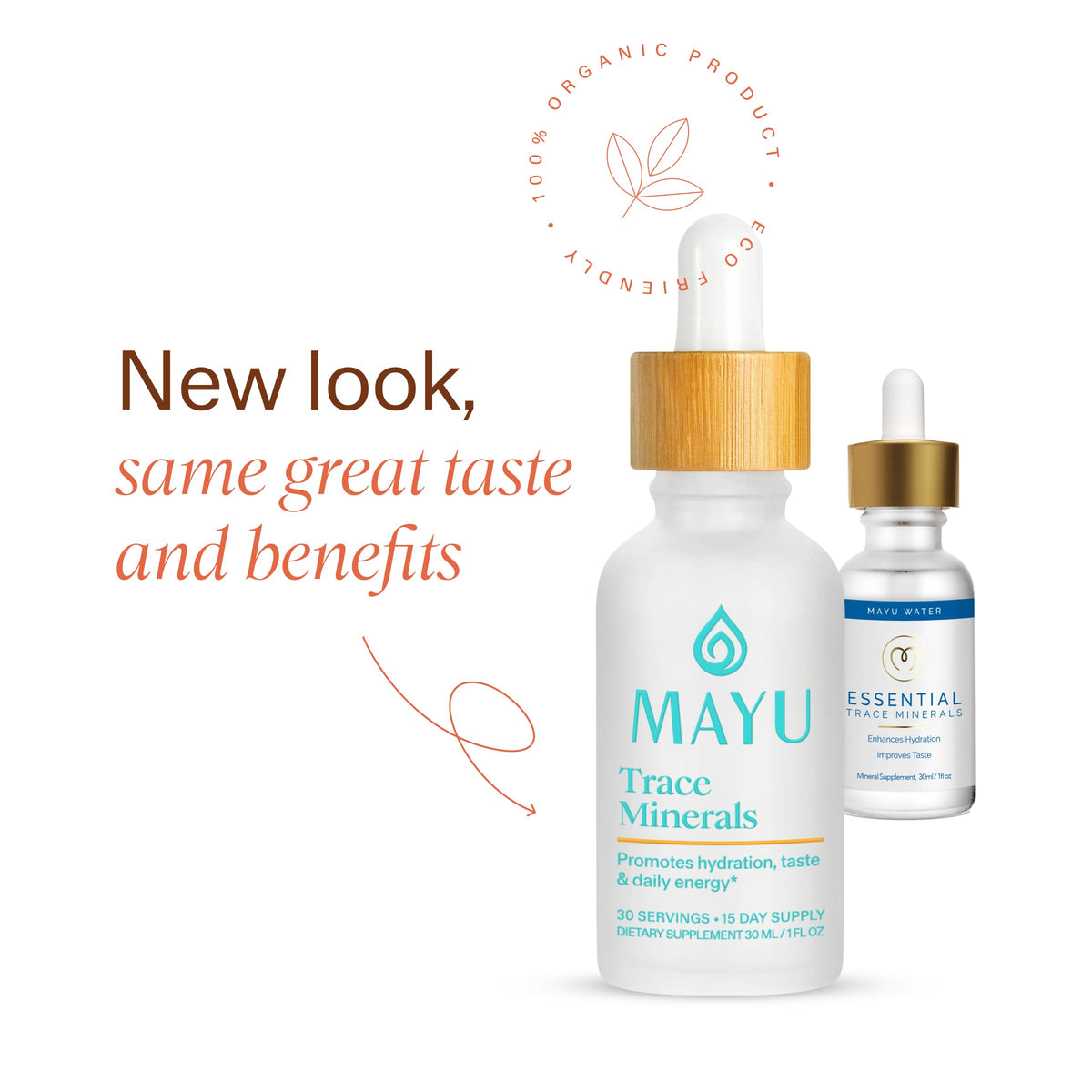 MAYU Trace Mineral Drops - 80+ Full-Spectrum Ionic Minerals for Water