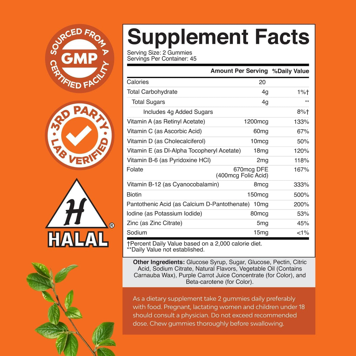 Natures Craft Multivitamin Gummies for Adults Energy Support - 90 Ct - image 7