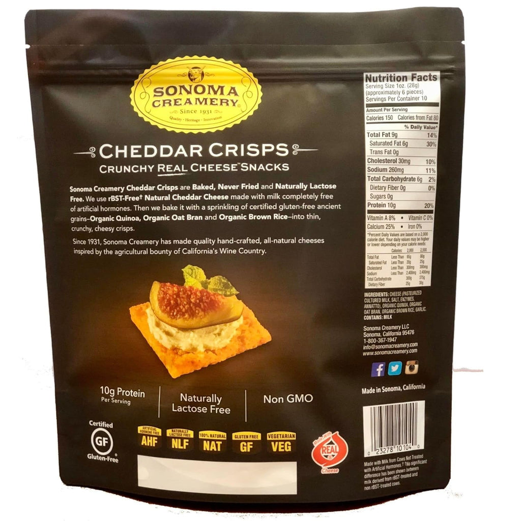 Sonoma Creamery Cheese Crisps