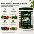 Greens First Original Greens Powder - 49 Superfoods - Organic Fruits - image 7
