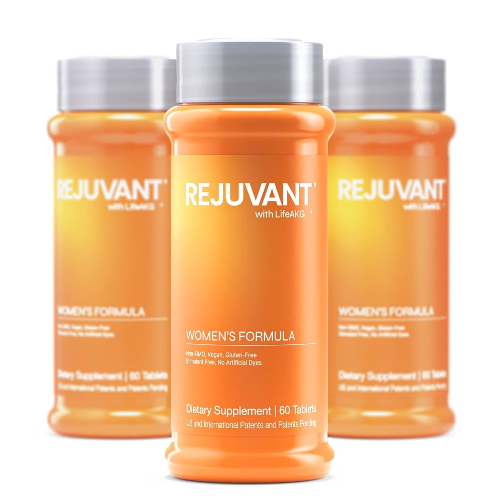 Rejuvant Women's Calcium AKG Supplement 1000mg, 98% Pure Ca-AKG