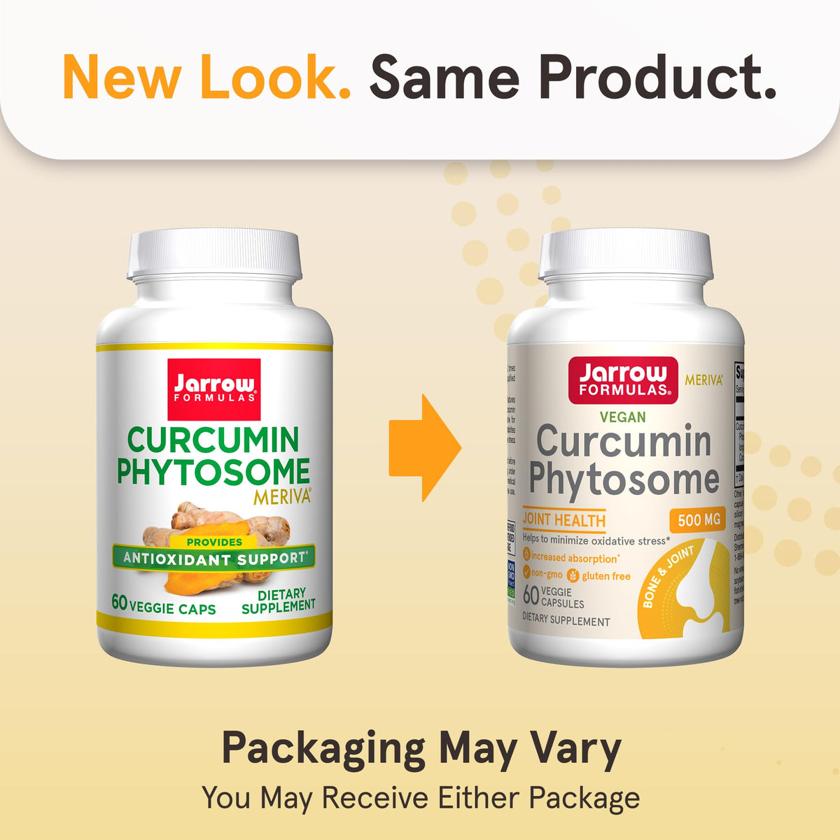 Jarrow Formulas Curcumin Phytosome 500 mg Joint Support - 60 Capsules - image 2