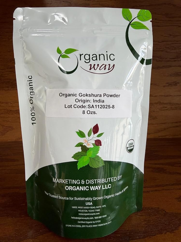 Organic Way Gokshura Powder - 8 Ounce - image 2