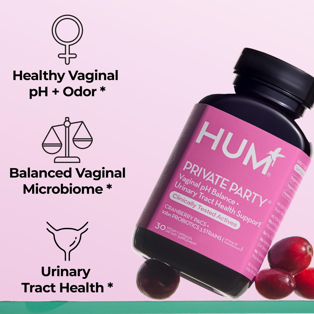 HUM Private Party Vaginal Probiotic pH Balance - 30 Capsules - image 2