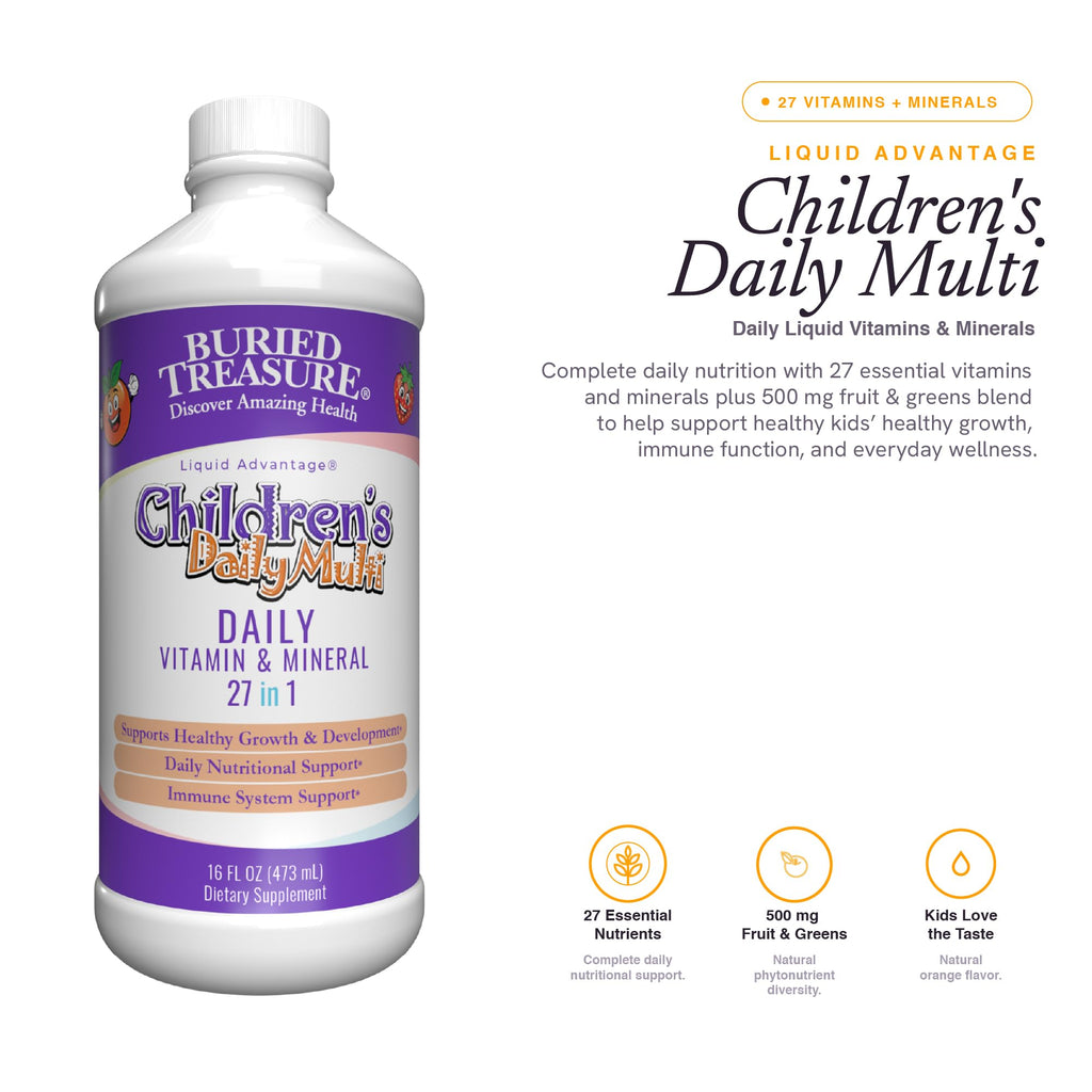 Select Nutrition Buried Treasure Children's Daily Liquid Multivitamin - 16 fl oz - image 5