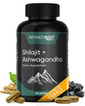 Blast Supplements Shilajit & Ashwagandha 1000mg/500mg - 180 Capsules