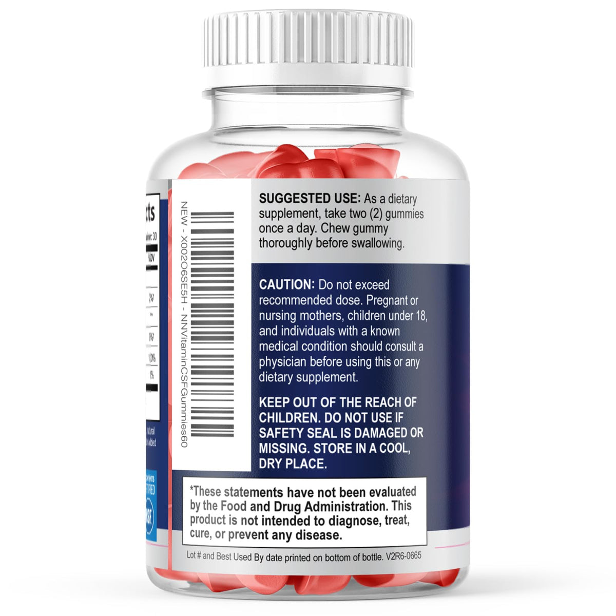 Nature's Nutrition Vitamin C Gummies - 100% Daily Value VitaminC