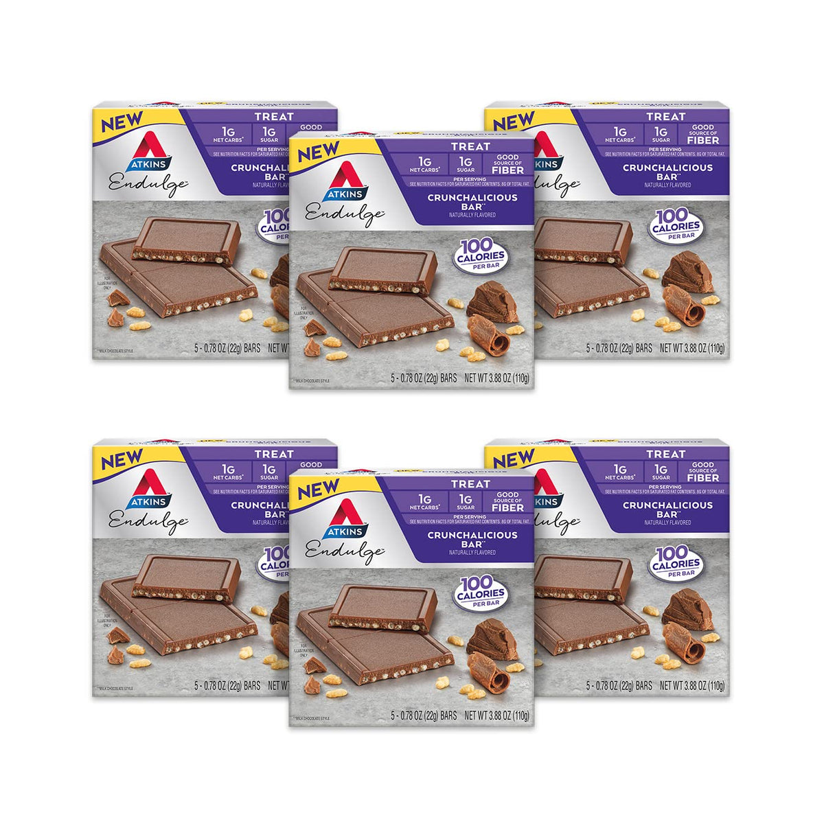 Atkins Endulge Crunchalicious Chocolate Bar